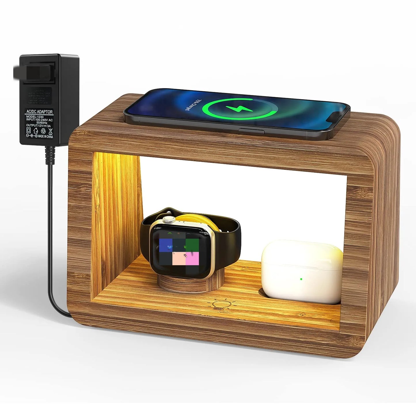 Bamboo Charging Dock Station